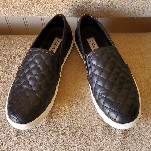Steve Madden Shoes - Steve Madden Ecentrcq slip-on loafers size 9 black